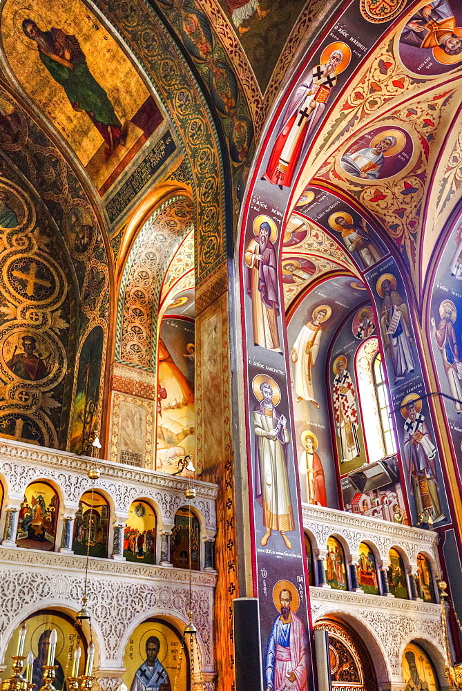 Frescoes, St Johns Forerunners Parish; Athens, Greece