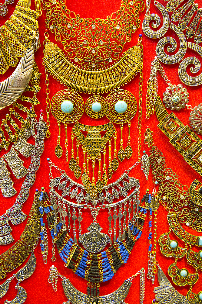 Jewellery for Sale, Khan al-Khalili, Bazaar; Cairo, Egypt