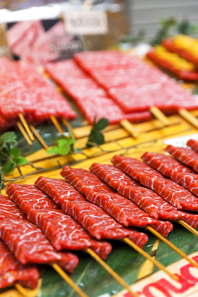 Wagyu Beef at the market; Tokyo, Kanto, Japan