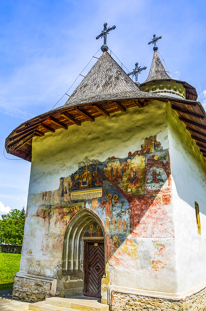 Church of the Holy Cross, 1487; Patrauti, Suceava County, Romania