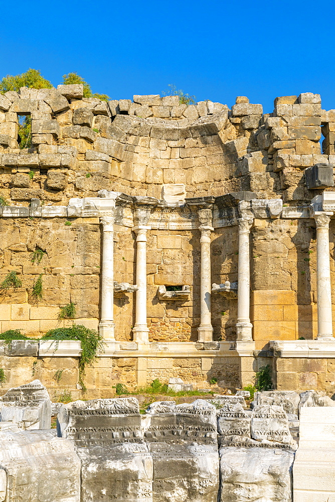 State Agora, Side, Antalya Province, Turkey, Asia Minor, Eurasia