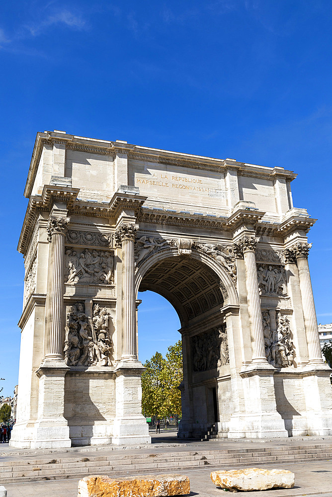 The Porte d'Aix, Marseille, Bouches-du-Rhone, Provence-Alpes-Cote d'Azur, France, Western Europe