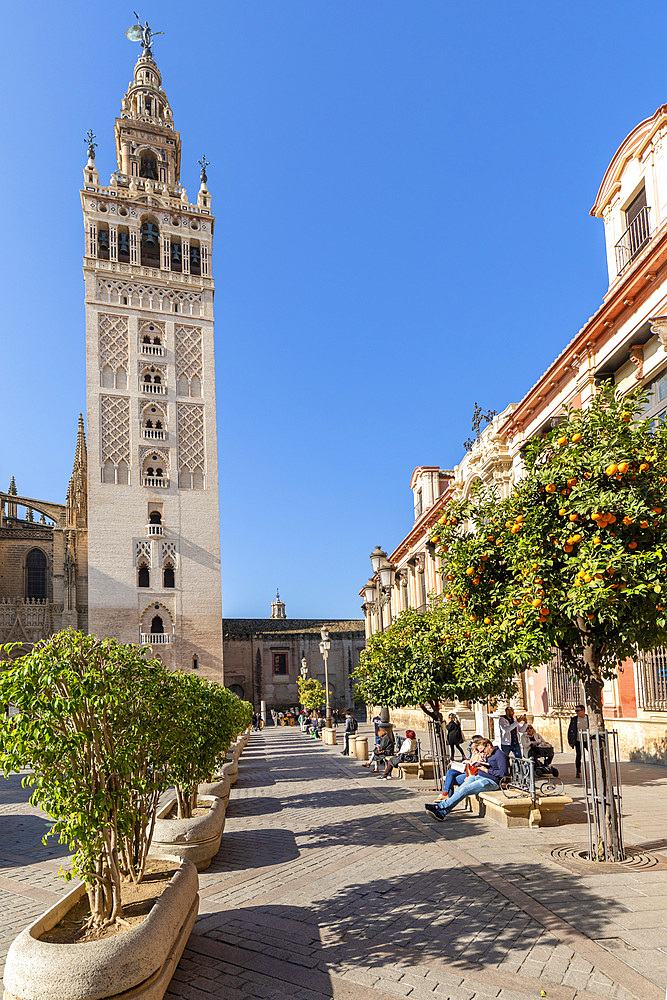 Seville Cathedral Exterior, UNESCO World Heritage Site, Seville, Andalusia, Spain, Europe