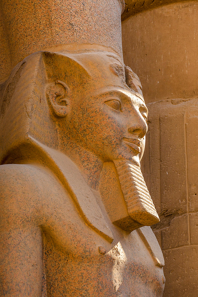 Statue of Ramesses ll, Luxor Temple, Luxor, Thebes, UNESCO World Heritage Site, Egypt, North Africa, Africa