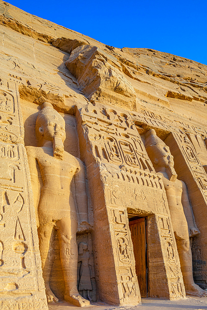 The Small Temple of Hathor and Nefertari, Abu Simbel, Abu Simbel, UNESCO World Heritage Site, Egypt, North Africa, Africa