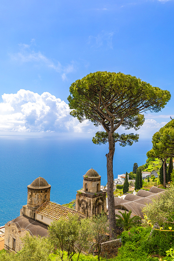 View from Ravello, Amalfi Coast (Costiera Amalfitana), UNESCO World Heritage Site, Campania, Italy, Europe