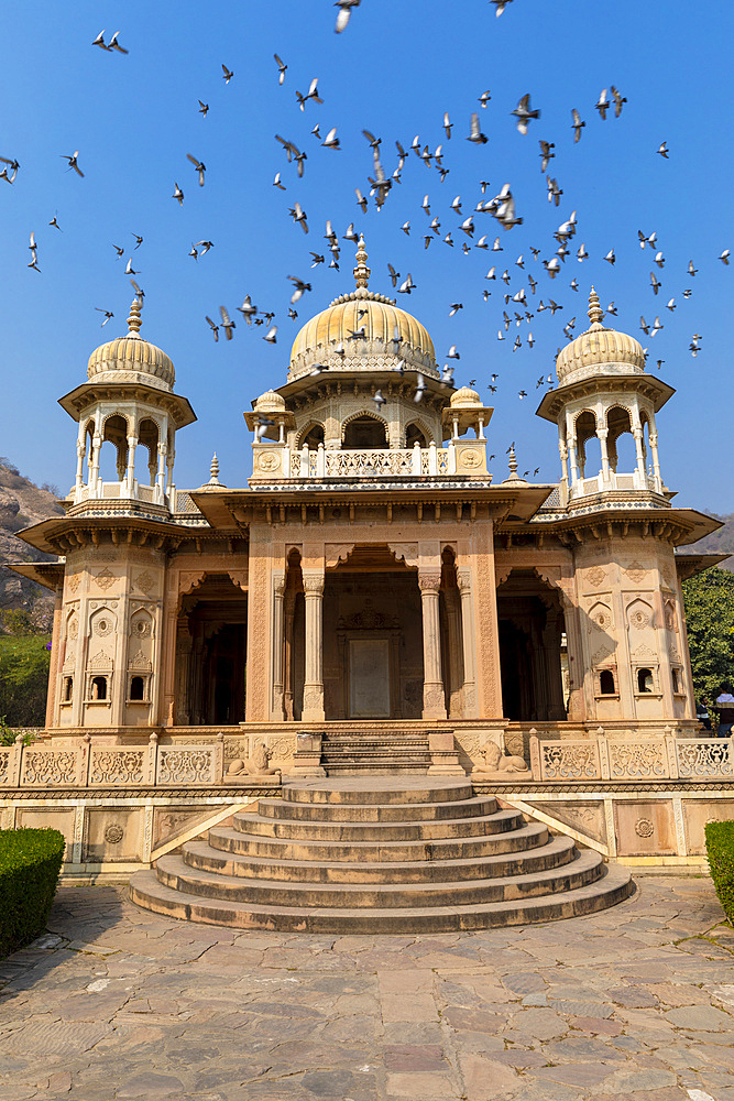 Gatore Ki Chhatriyan, Jaipur, Rajasthan, India, South Asia, Asia