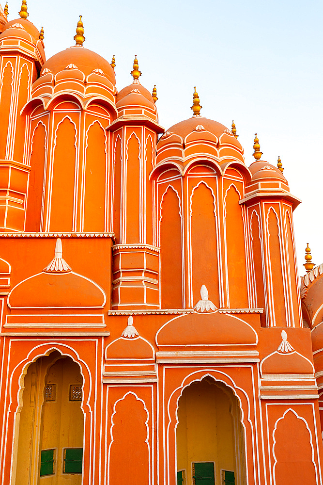 The Facade of the Hawa Mahal (Palace of The Winds), Jaipur, Rajasthan, India, South Asia, Asia