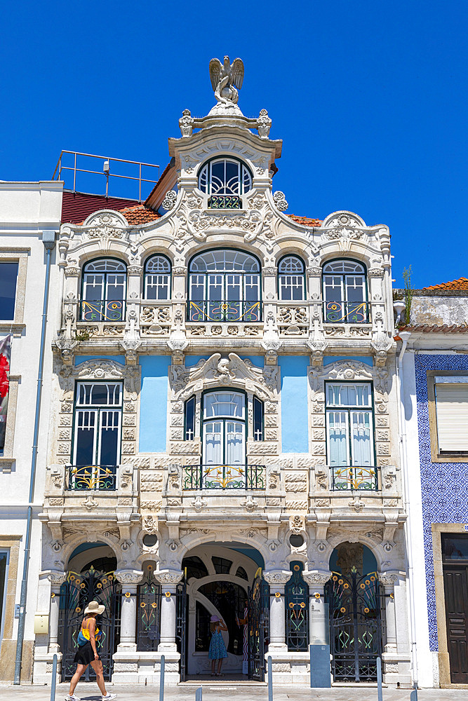 Art Nouveau architecture, Aveiro, Centro, Portugal, Europe