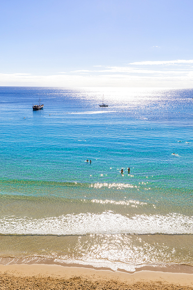 Cala Llenya Beach, Ibiza, Balearic Islands, Spain, Mediterranean, Europe