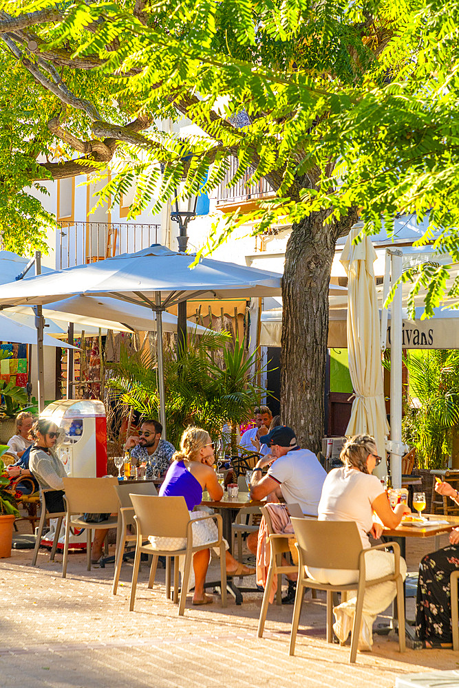 Restaurants in Santa Gertrudis de Fruitera, Ibiza, Balearic Islands, Spain, Mediterranean, Europe