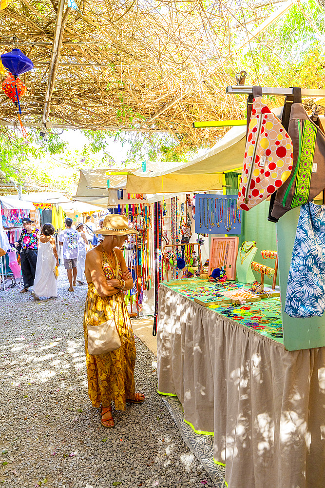 Las Dalias Hippy Market, Sant Carles de Peralta, Ibiza, Balearic Islands, Spain, Mediterranean, Europe