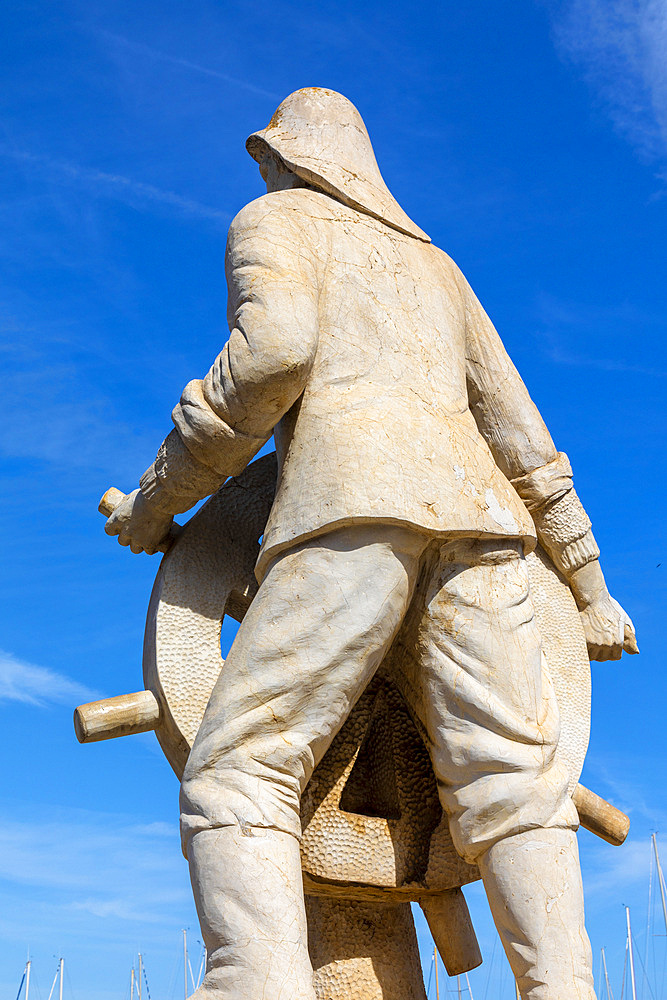 Fisherman's Statue, ibiza Town, Ibiza, Balearic Islands, Spain