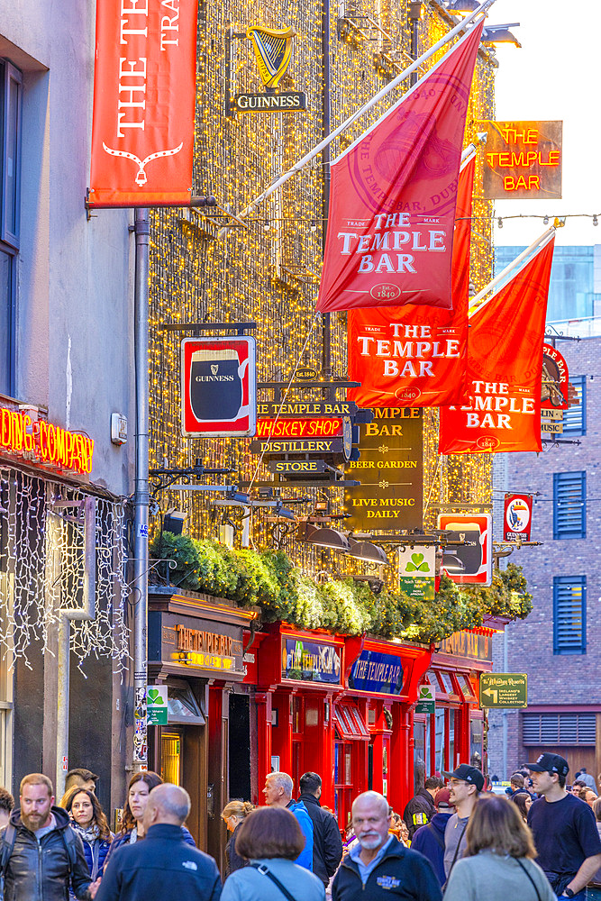 The Temple Bar, Temple Bar, Dublin, Republic of Ireland, Europe