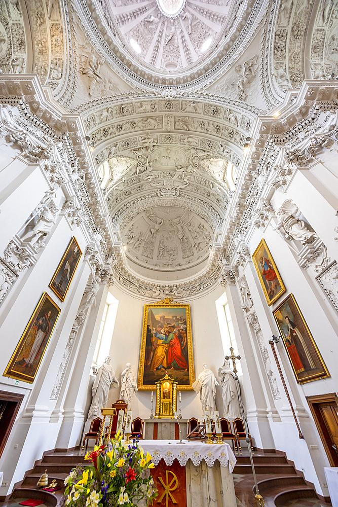 Interior of the Church of St. Peter and St. Paul, Vilnius, Lithuania, Northern Europe
