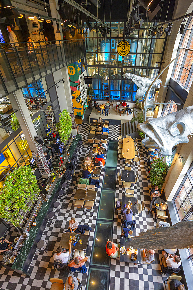 Interior and Restaurant at Svyturys Brewery, Klaipeda, Lithuania, Northern Europe