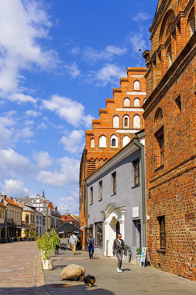Gothic Architecture in the Old Town, Kaunas, Lithuania, Northern Europe