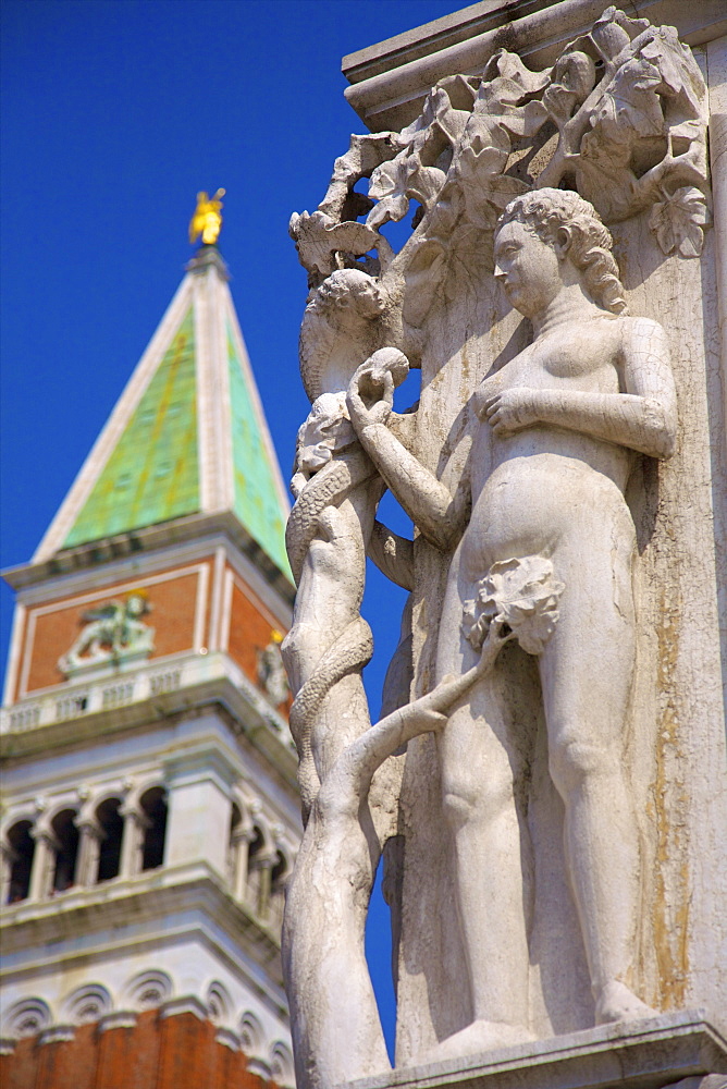 Palazzo Ducale and The Campanile, Venice, UNESCO World Heritage Site, Veneto, Italy, Europe