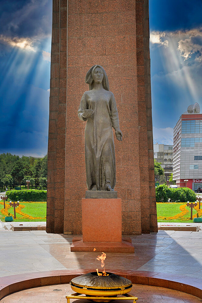 World War II memorial, Victory Square, Bishkek, Kyrgystan