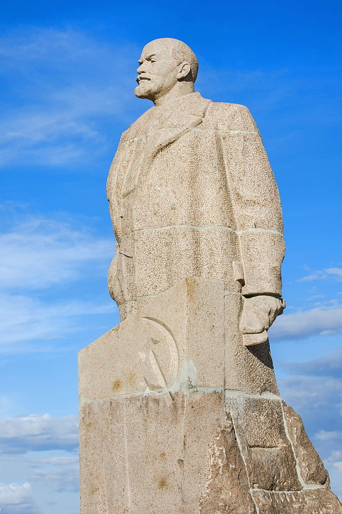 Lenin Statue, Siberian City of Anadyr, Chukotka Province, Russian Far East, Russia, Eurasia 