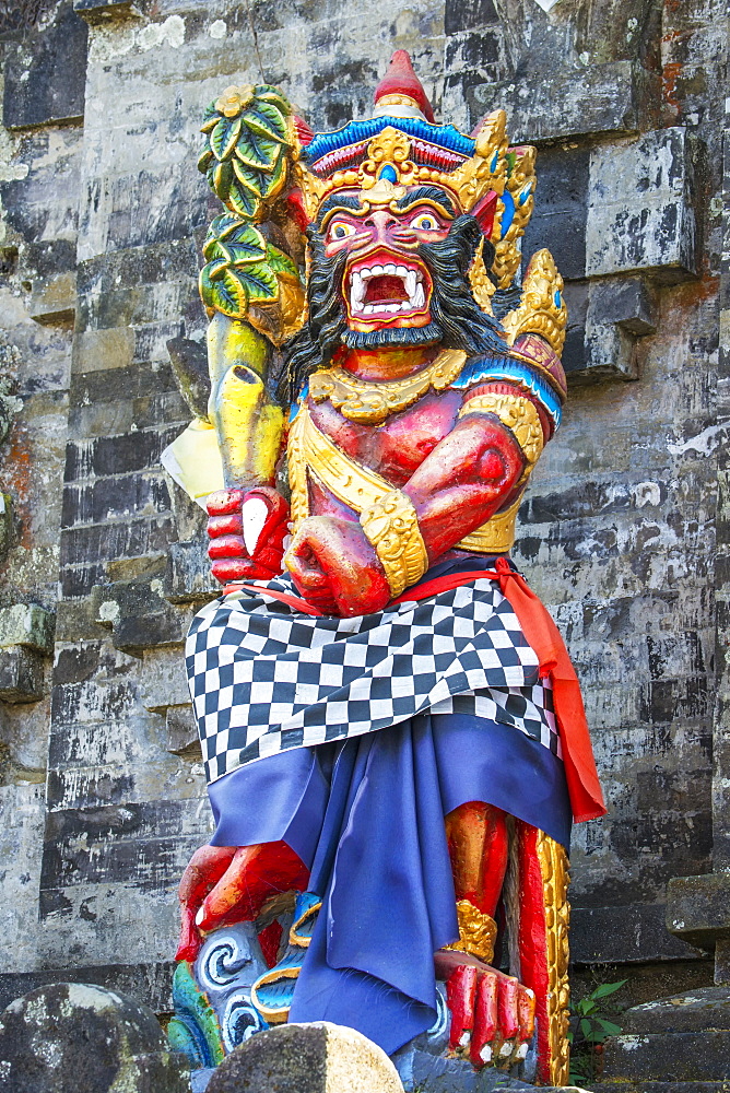 Statue, Pura Ulun Danu Batur temple, Bali, Indonesia, Southeast Asia, Asia