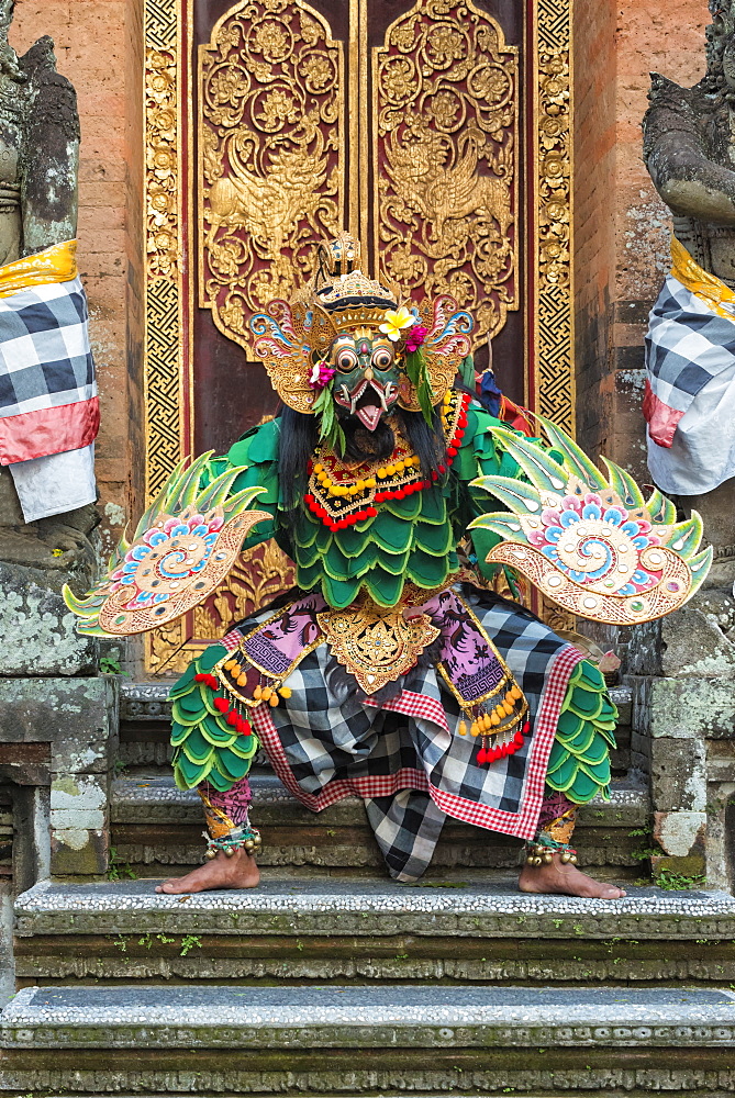 Balinese Kecak dancer, Ubud, Bali, Indonesia, Southeast Asia, Asia