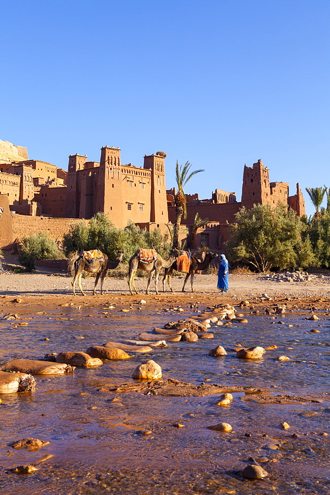 Ait Benhaddou, UNESCO World Heritage Site, Atlas Mountains, Morocco, North Africa, Africa