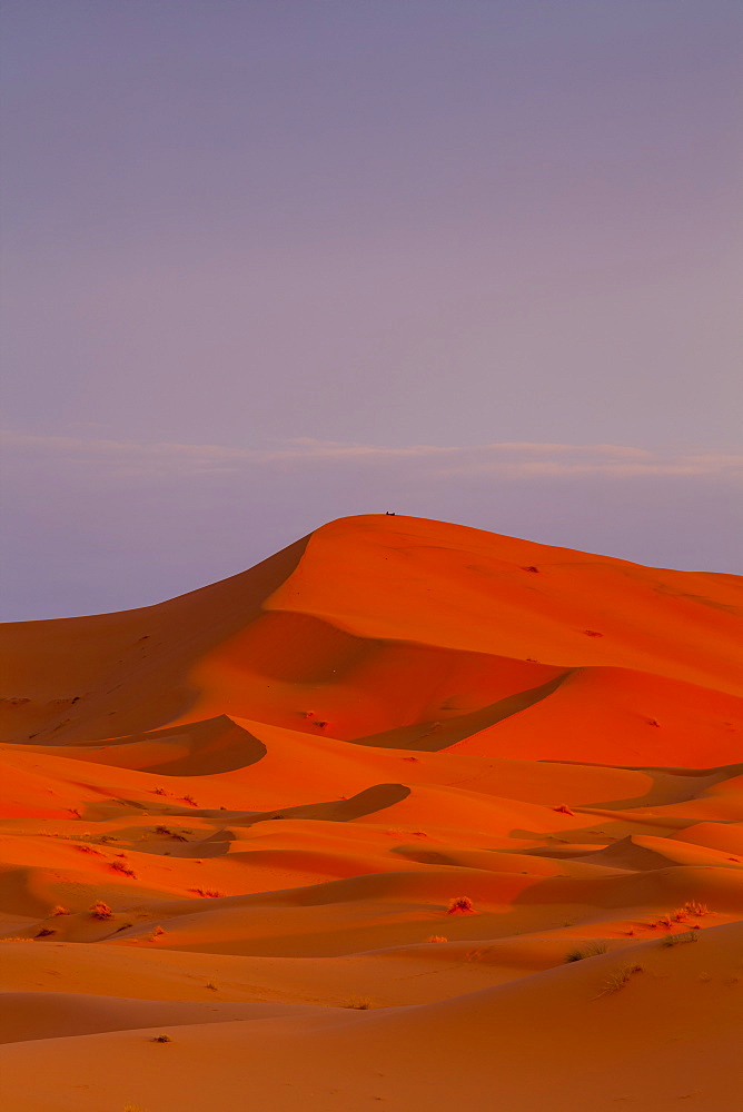 Sand dunes, Sahara Desert, Merzouga, Morocco, North Africa, Africa