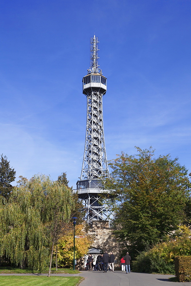 Observation Tower Rozhledna on Laurence Hill (Petrin), Prague, Bohemia, Czech Republic, Europe