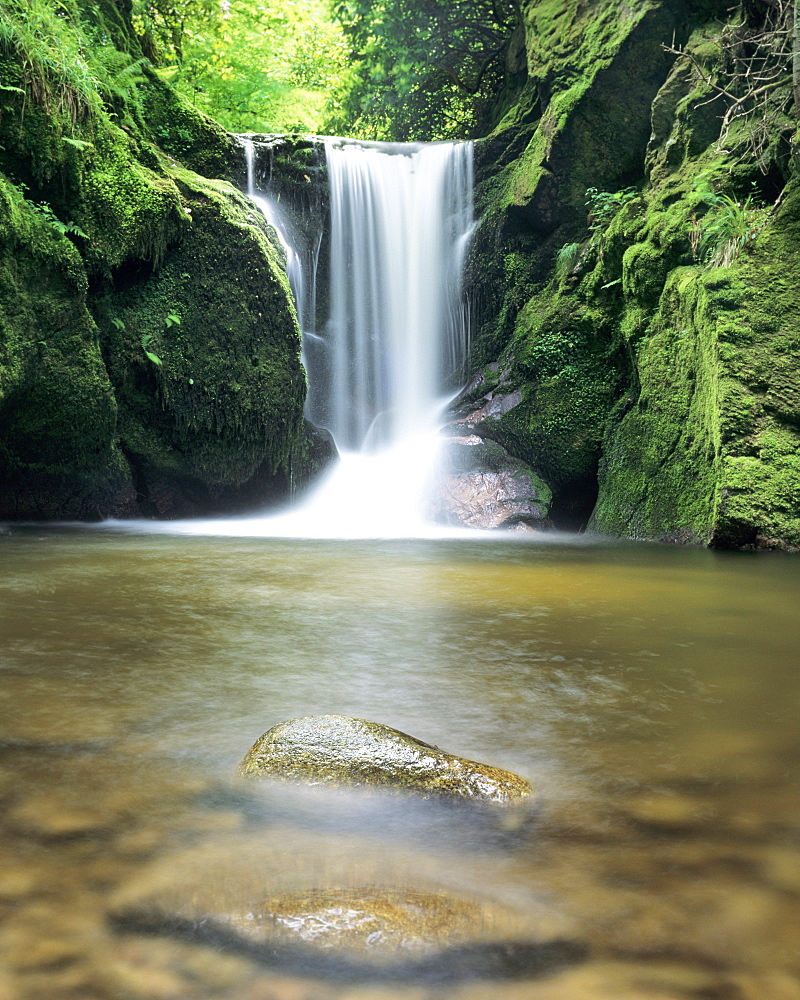 Waterfall Geroldsau, near Baden Baden, Black Forest, Baden Wurttemberg, Germany, Europe