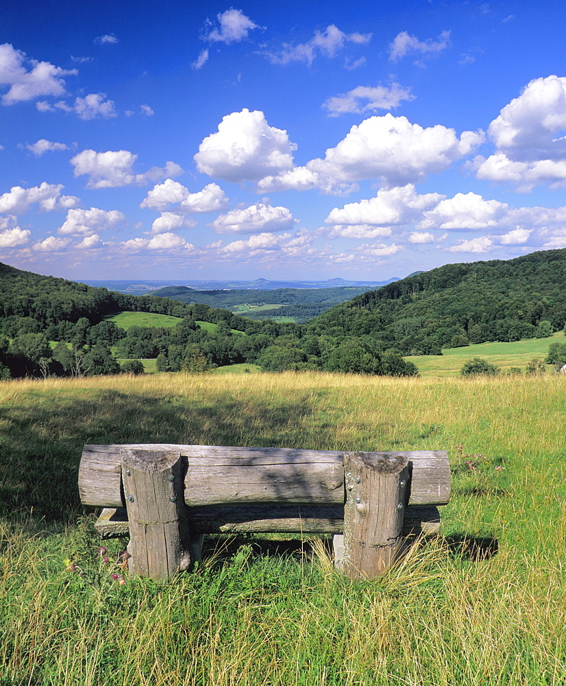 The perfect summer's day, Swabian Alb, Baden Wurttemberg, Germany, Europe