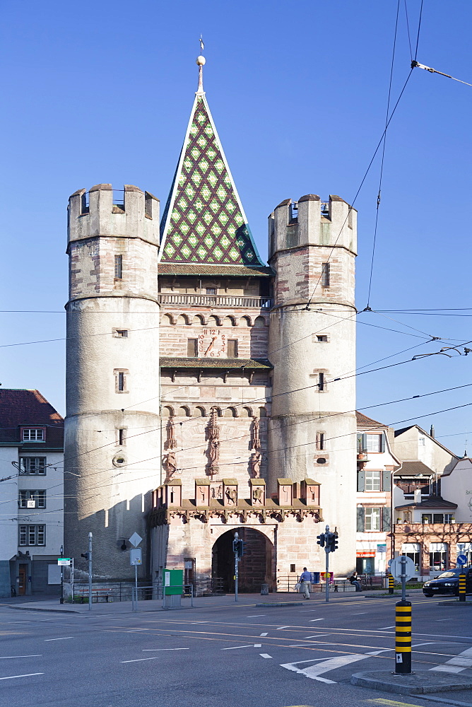 Spalentor Gate, Basel, Canton Basel Stadt, Switzerland, Europe