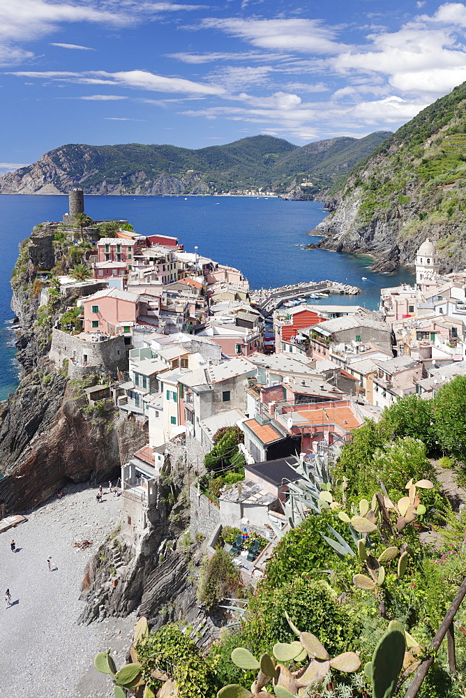 Vernazza, Cinque Terre, UNESCO World Heritage Site, Riviera di Levante, Provinz La Spazia, Liguria, Italy, Europe