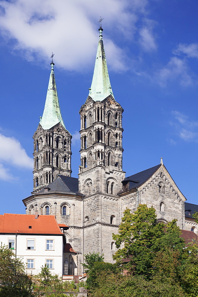 Cathedral, UNESCO World Heritage Site, Bamberg, Franconia, Bavaria, Germany, Europe