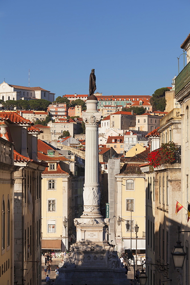 Rossio, Praca de Dom Pedro IV, Baixa, Lisbon, Portugal, Europe