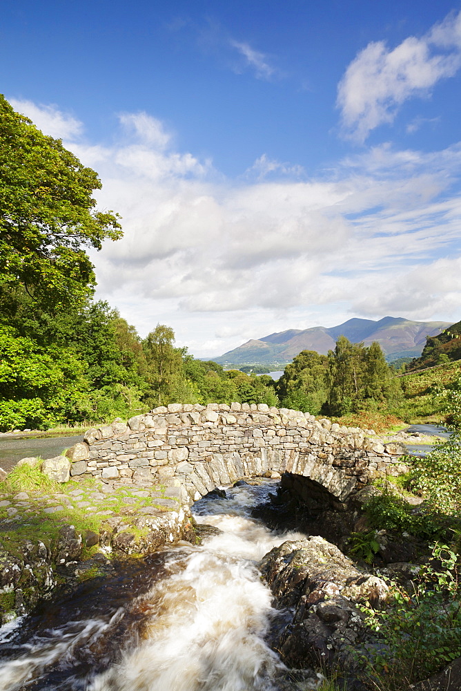 Ashness Bridge, Lake District National Park, Cumbria, England, United Kingdom, Europe