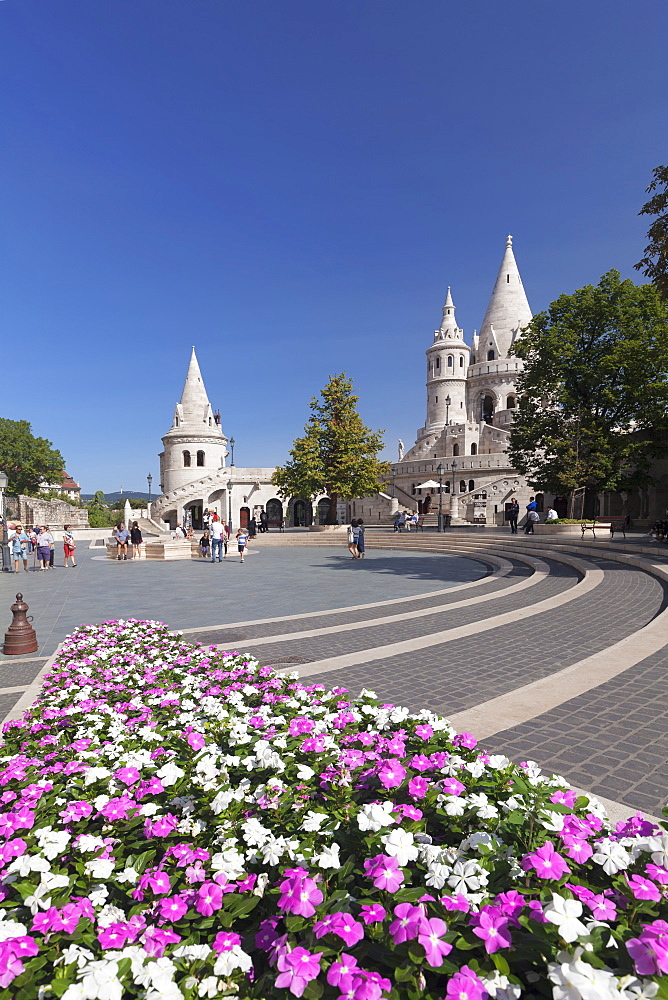 Fisherman's Bastion, Buda Castle Hill, Budapest, Hungary, Europe