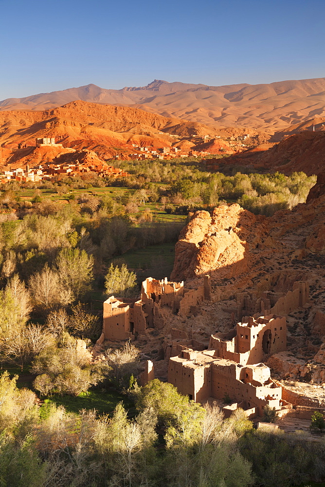 Kasbah ruin, Dades Valley, Atlas Mountains, Southern Morocco, Morocco, North Africa, Africa