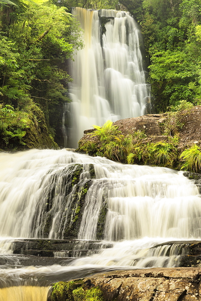 McLean Falls, McLean Falls Walk, The Catlins, Otago, South Island, New Zealand, Pacific