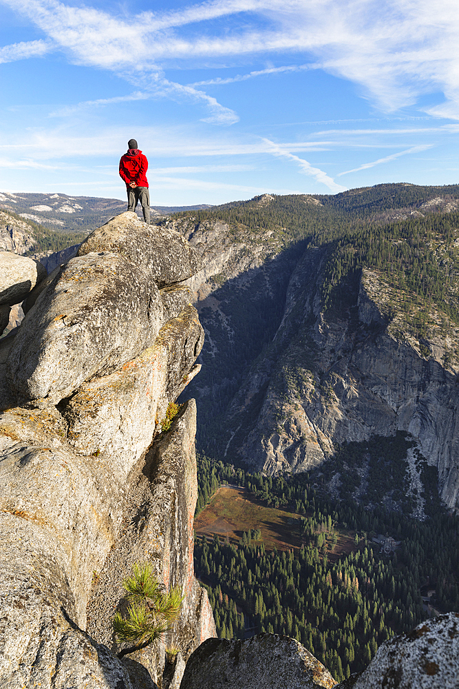 View at Glacier Point into Yosemite Valley, Yosemite National Park, UNESCO World Heritage Site, California, United States of America, North America