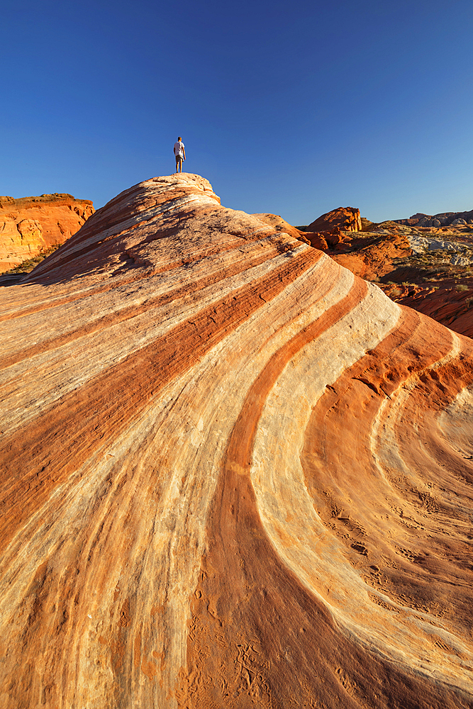 Fire Wave, Valley of Fire State Park, Nevada, United States of America, North America