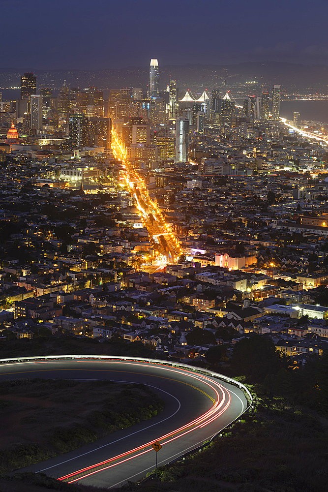 Skyline of San Francisco, California, United States of America, North America