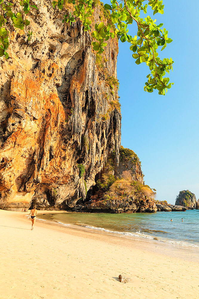 Phra Nang beach, Railay Peninsula, Krabi Province, Thailand, Southeast Asia, Asia