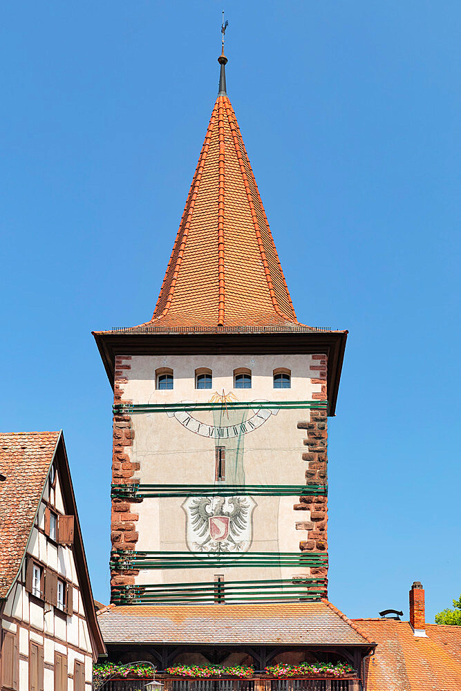 Obertorturm tower, Gengenbach, Kinzigtal Valley, Black Forest, Baden-Wurttemberg, Germany, Europe