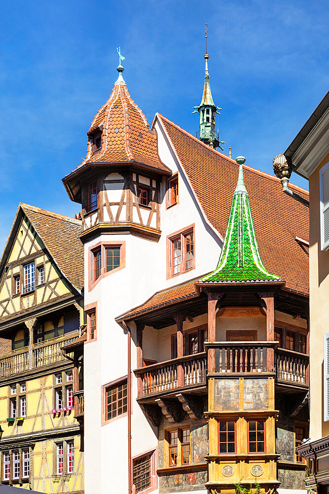 Pfister House at Rue de Marchands, Colmar, Alsace, Haut-Rhin, France, Europe