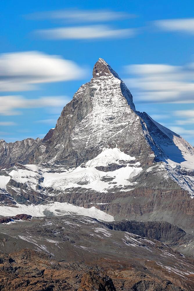 Matterhorn (4478m), Zermatt, Valais, Swiss Alps, Switzerland