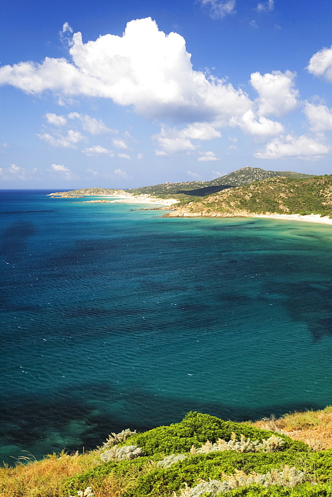 Costa del Sud, Torre di Chia, Sulcis Province, Sardinia, Italy, Mediterranean, Europe 