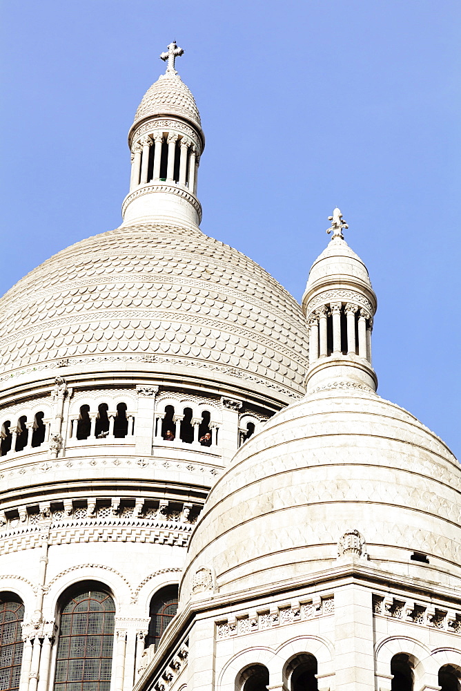 Basilica of Sacre Coeur, Montmartre, Paris, Ile de France, France, Europe 