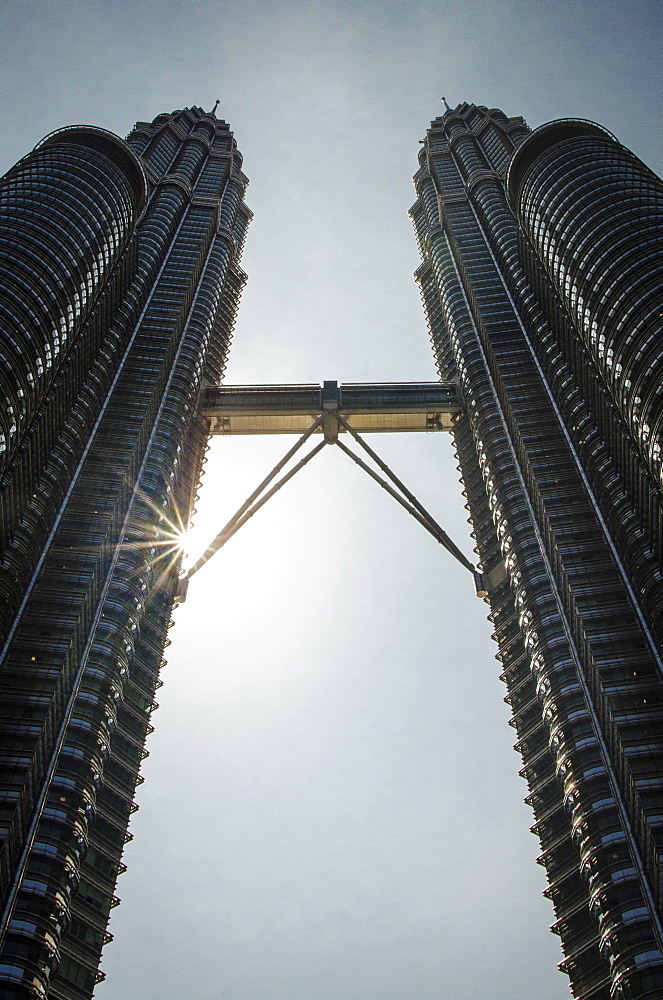 Petronas Towers (452m), Kuala Lumpur, Malaysia.