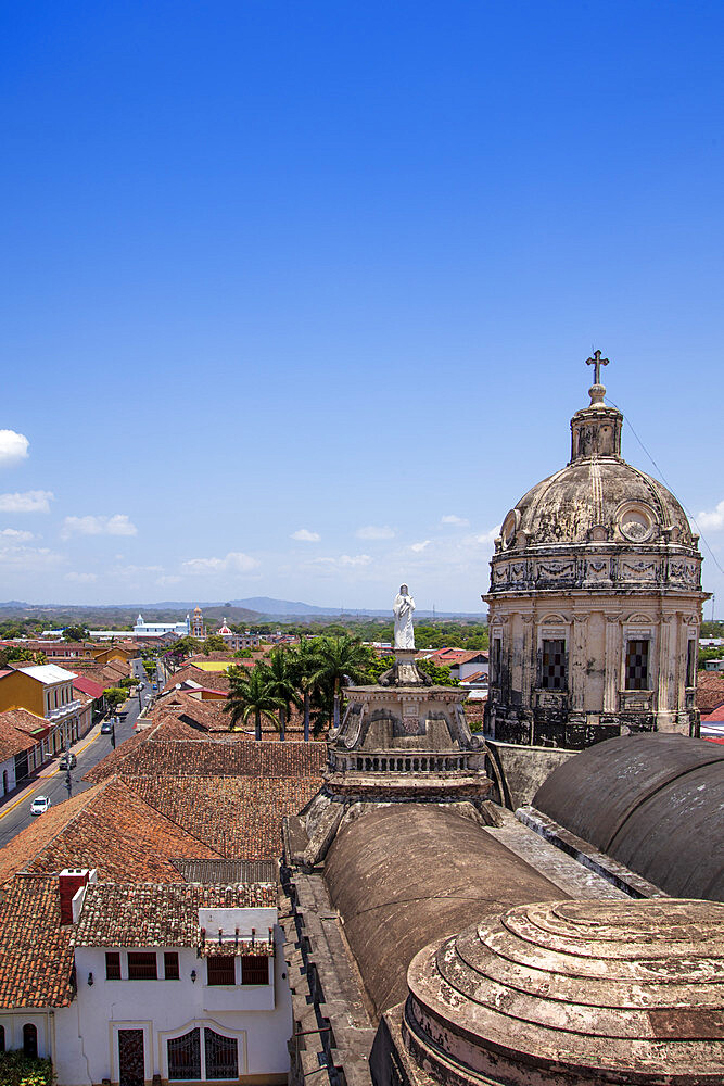 Skyline of the city of Granada, Nicaragua, Central America